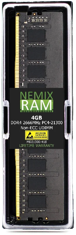 4GB DDR4 NON-ECC Unbuffered DIMM D4NE-2666-4G Synology Rackstation RS2818RP+ RS2418RP+ RS2418+ Compatible