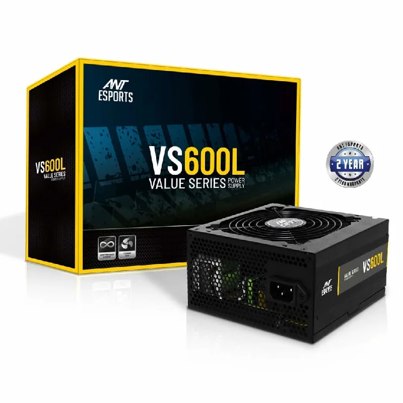 ANT ESPORTS 600W VS600L NON MODULAR SMPS