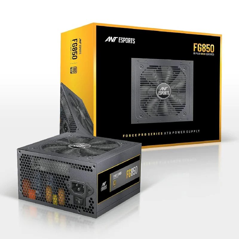 ANT ESPORTS 850W FG850 GOLD NON MODULAR SMPS