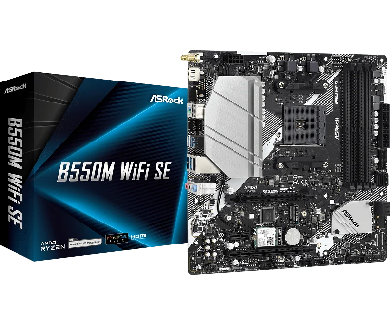 ASROCK B550M WIFI SE MOTHERBOARD