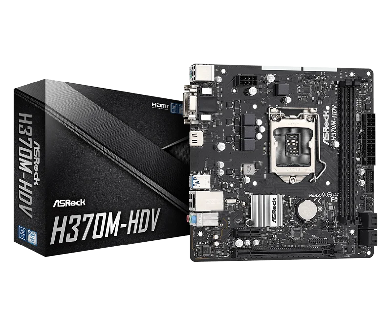 ASROCK H370M-HDV/M.2 DDR4 MOTHERBOARD