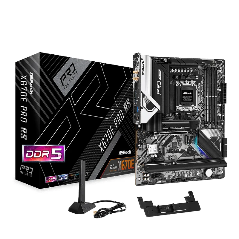 ASRock X670E PRO RS AMD Ryzen 7000 Series AM5 ATX Pro RS Gaming Motherboard