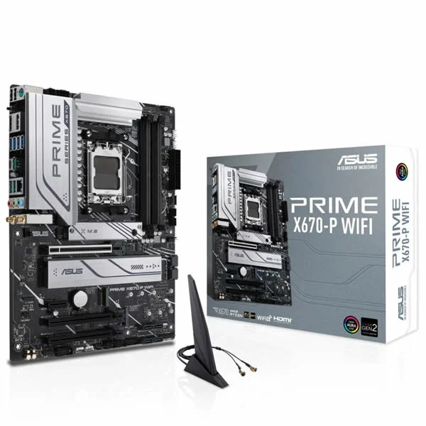 ASUS PRIME X670-P WIFI AMD X670 Ryzen Socket AM5 Motherboard