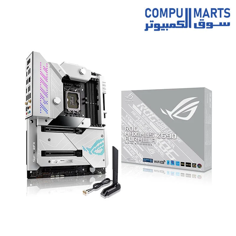 ASUS ROG Maximus Z690 FORMULA (WiFi 6E)LGA1700 (Intel 12th Gen)ATX Water cooling gaming motherboard(PCIe 5.0,DDR5,20+1 power stages,LiveDash 2”OLED,5xM.2,2xThunderbolt 4,PCIe 5.0 Hyper M.2 Card bundled)