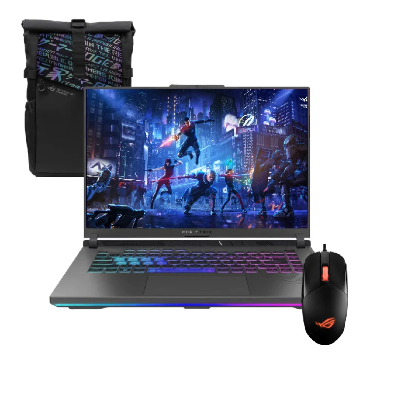 ASUS ROG Strix G16 G614JU-N3252, Intel Core i7-13650HX, RAM 16GB, 512GB SSD, NVIDIA RTX 4050 6GB, 16.0 WUXGA 165Hz, 1C-Gray