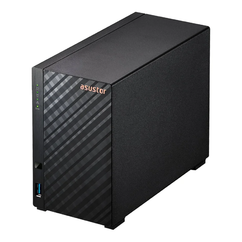 Asustor AS1102TL Drivestor 2 Lite 2-Bay NAS Enclosure - 1.7GHz 4-Core CPU - 1GB DDR4 - GB Ethernet Port