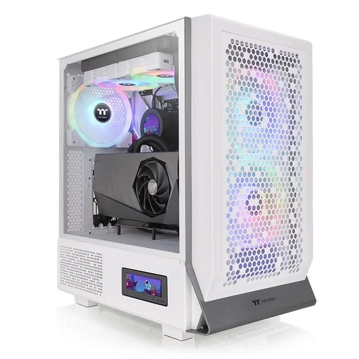 THERMALTAKE CERES 300 TG ARGB SNOW MID TOWER CHASSIS CA-1Y2-00M6WN-00