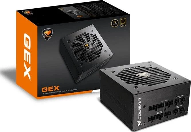 Cougar GEX 850W  80+ Gold 120 mm Silent Fan, ATX Power supply Fully Modular