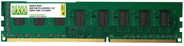 DDR3 1066MHZ PC3-8500 UDIMM 2RX8