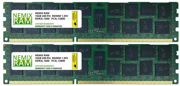 DDR3L 1600MHZ PC3L-12800 RDIMM 2RX4