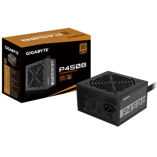 GIGABYTE 450W P450B 80 PLUS BRONZE NON MODULAR SMPS