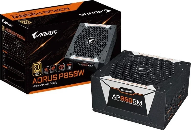 Gigabyte Aorus P850W 80+ Gold Fully Modular, Smart Fan Function, Power Protection