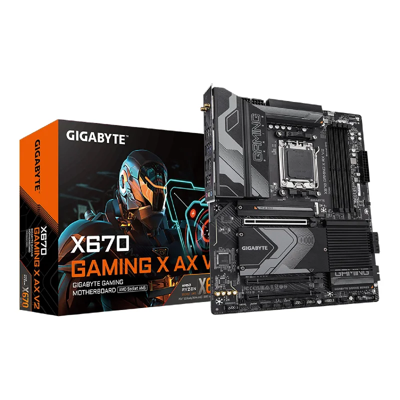 Gigabyte X670 GAMING AX V2 AMD AM5 ATX Ultra Durable Gaming Motherboard