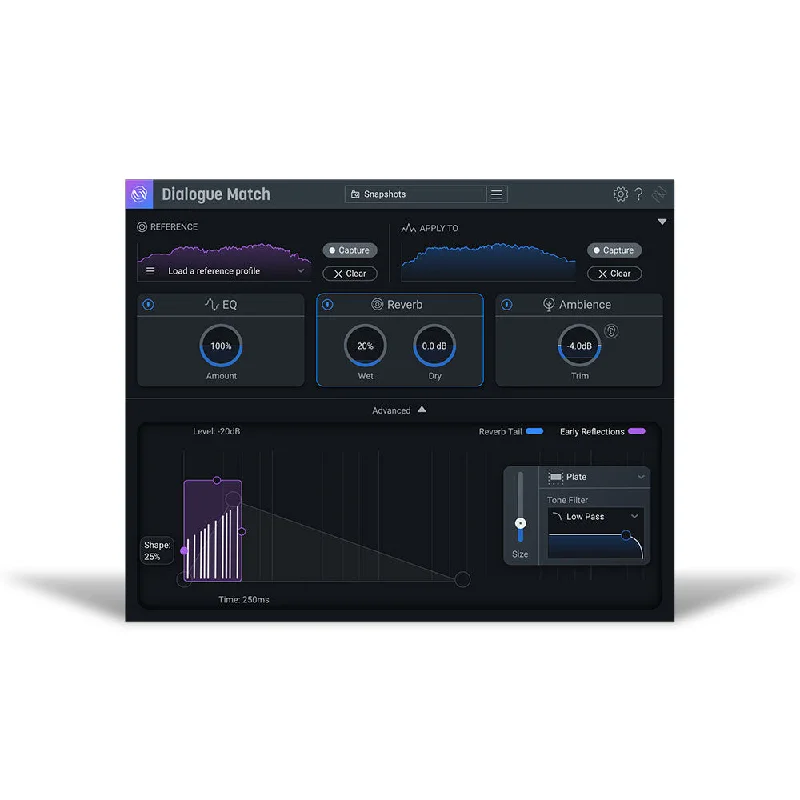 iZotope Dialogue Match - Post Production Processor (Pro Tools AAX AudioSuite)