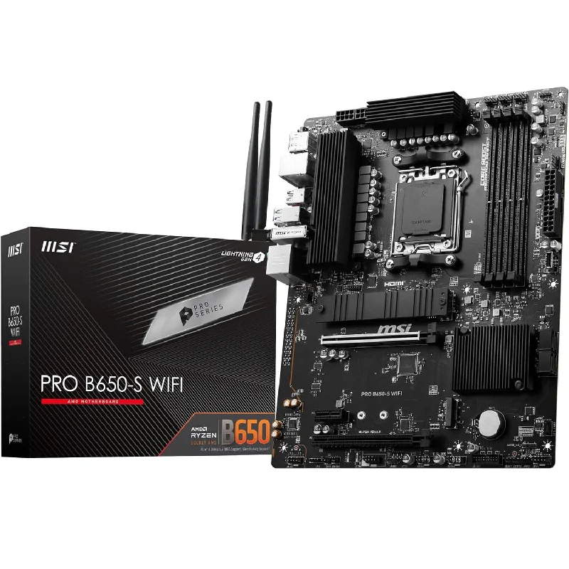 MSI AMD B650-S PRO WIFI DDR5 AMD AM5 MOTHERBOARD