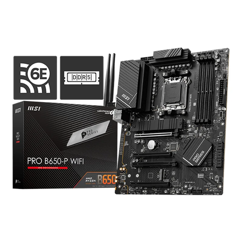 MSi B650PWIFI AM5 PRO B650-P WiFi Pro Series ATX Motherboard