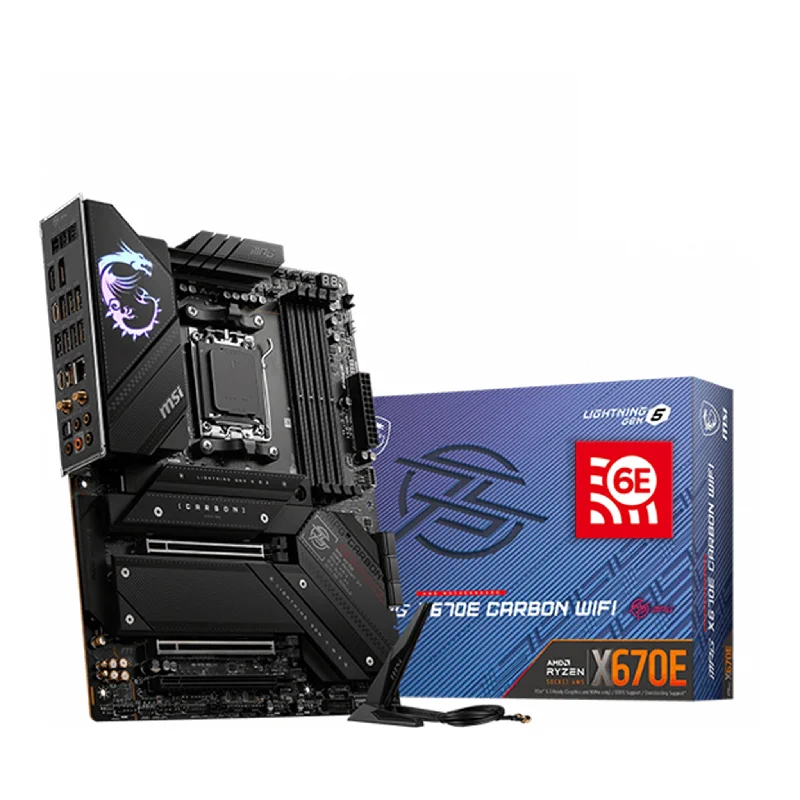 MSi MPG X670E CARBON WIFI Ryzen 7000 AM5 ATX Gaming Motherboard