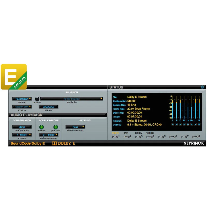 Neyrinck SoundCode for Dolby E Decoder for Pro Tools