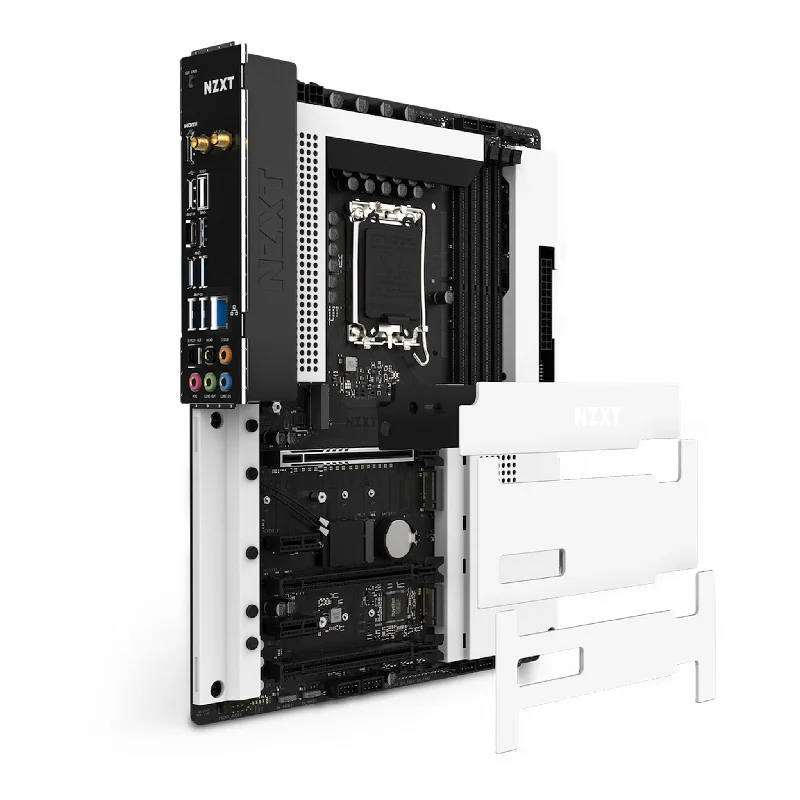 NZXT N7-Z79XT-W1 N7 Intel Z790 Wi-Fi 6E ATX Motherboard - White Cover