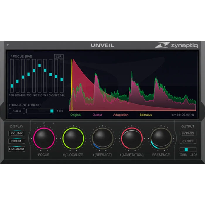 Zynaptiq Unveil - Realtime De-Mixing Plugin (VST/AU/AAX/RTAS)