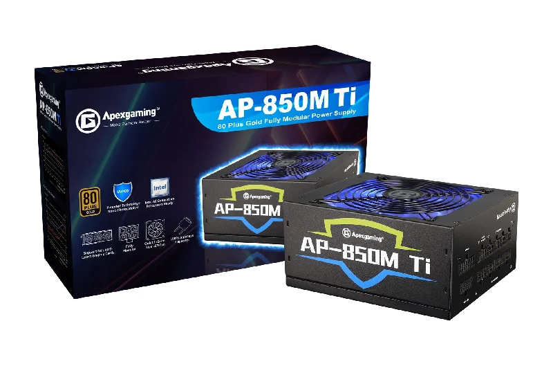 Apexgaming AP-850MTi 850Watt 80 PLUS Gold Fully Modular Power Supply