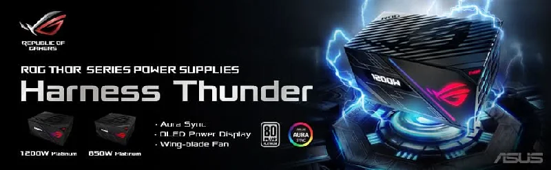 ASUS ROG THOR 850W 80 PLUS PLATINUM FULLY MODULAR SMPS