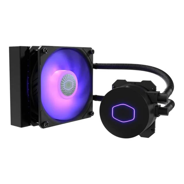 Coolermaster Mlw-D12M-A18Pc-R2 Masterliquid Ml120L Rgb V2, Close-Loop Aio Cpu Liquid Cooler, 3Rd Gen