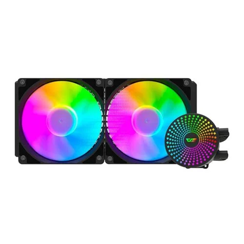 DarkFlash Radiant DC240 240mm AIO CPU Liquid Cooler - Black