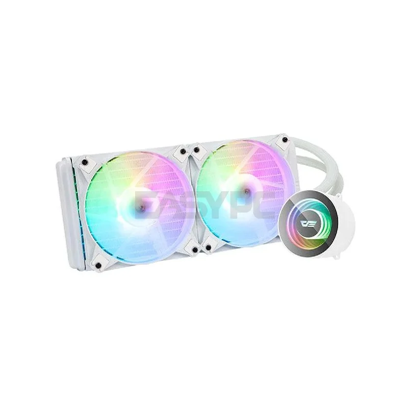 DarkFlash Twister DX 240 V2.6 ARGB AIO CPU Liquid Cooler White