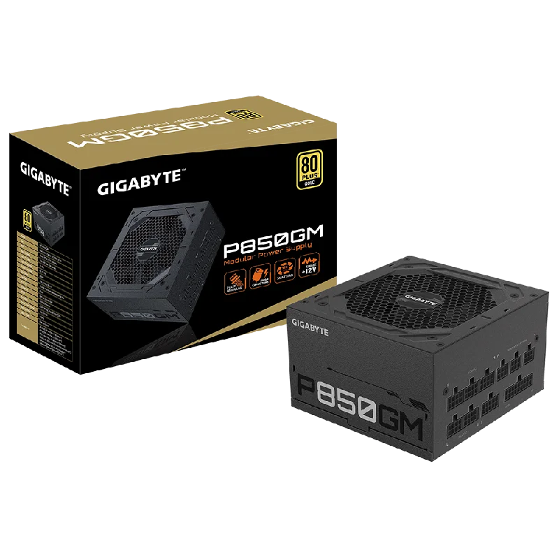 GIGABYTE 850W P850GM 80 PLUS GOLD FULLY MODULAR SMPS