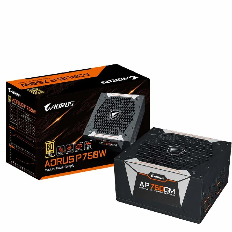 GIGABYTE AORUS 750W GP-AP750GM 80 PLUS GOLD FULLY MODULAR SMPS