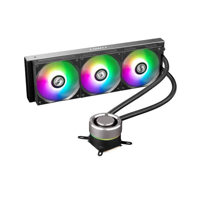 Lian Li Galahad Aio360 Rgb Black-Triple 120Mm Addressable Rgb Fans Aio Cpu Liquid Cooler - Ga360B