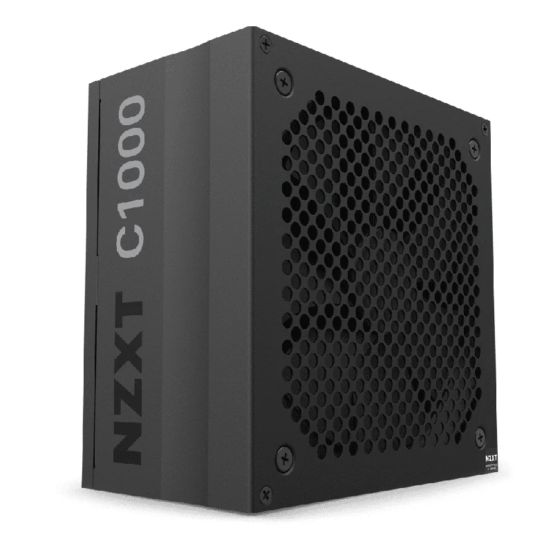 NZXT C1000 Gaming Power Supply ATX, 80+ Gold Fully Modular, Sleeved Cables, 1000W PSU