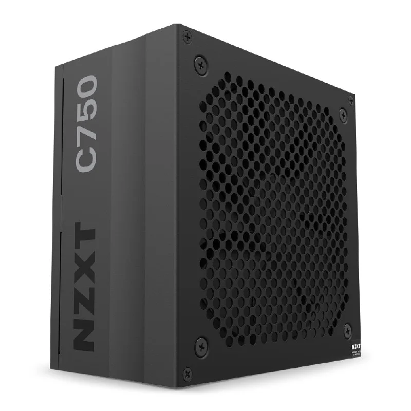 NZXT C750 ATX PSU, 750W Power Supply, 80+ Gold, Ghost Fully Modular, ATX Gaming PSU Quiet Supply