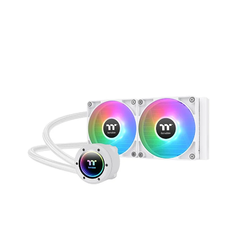 Thermaltake TH240 V2 240mm ARGB AIO Liquid CPU Cooler - White