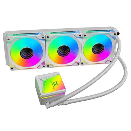 Xander Waterwheel 360 ARGB LCD White CPU Liquid Cooler