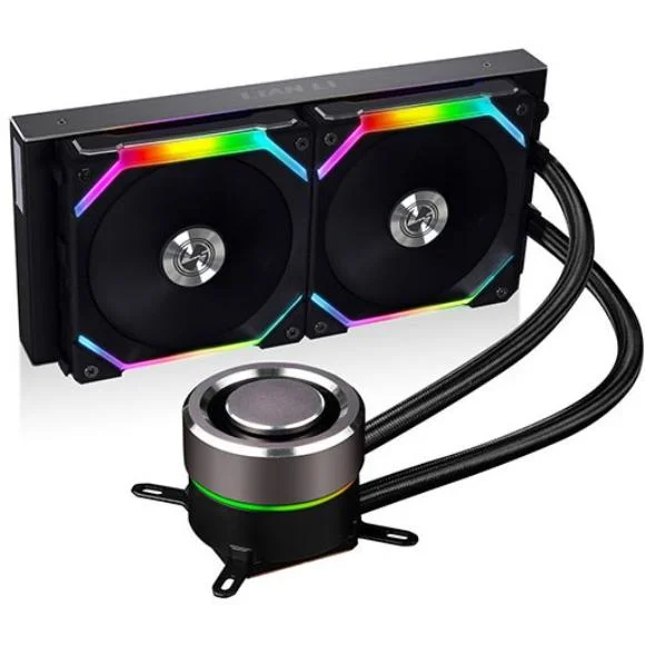 Lian Li Galahad AIO 240 RGB UNI FAN SL120 Edition CPU Liquid Cooler Black