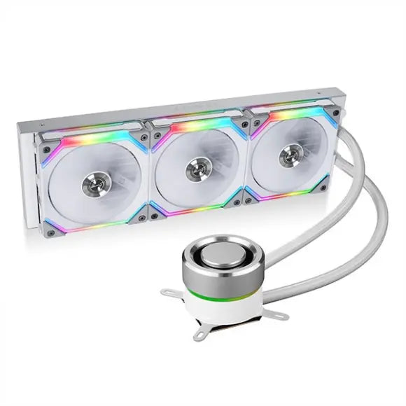 Lian Li Galahad AIO 360 RGB UNI FAN SL Edition Closed Loop All-in-One CPU Liquid Cooler GA-360SLA White